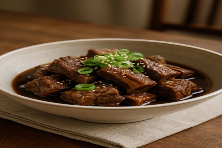 Galbijjim (갈비찜) – Côtes de bœuf braisées