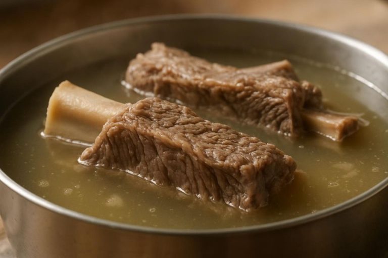 Galbitang (갈비탕) – Soupe de côtes de bœuf