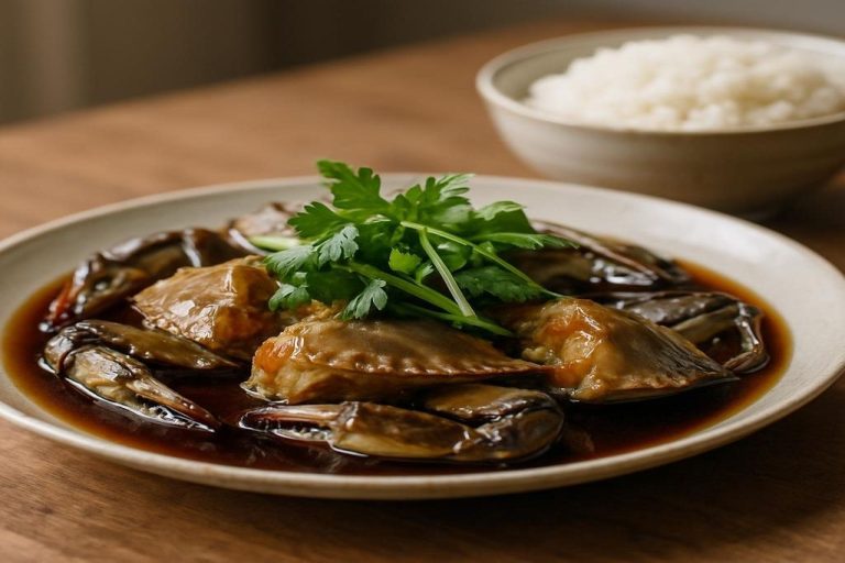 Ganjang gejang (간장게장) – Crabe cru mariné à la sauce soja