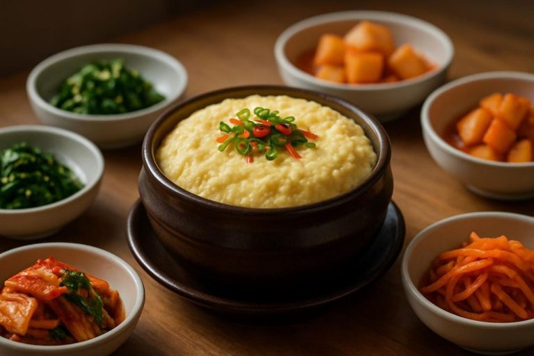 Gyeran jjim (계란찜) – Flan aux œufs vapeur