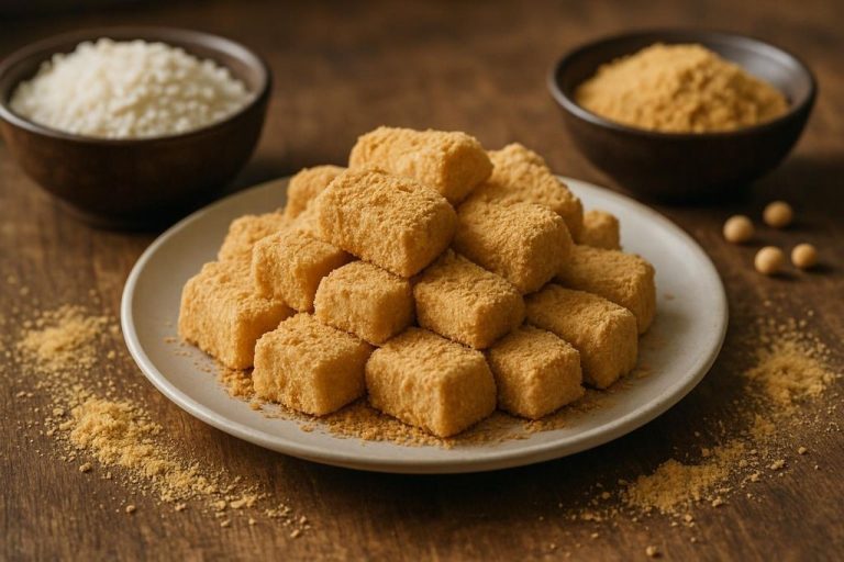Injeolmi (인절미) – Gâteau de riz gluant à la poudre de soja