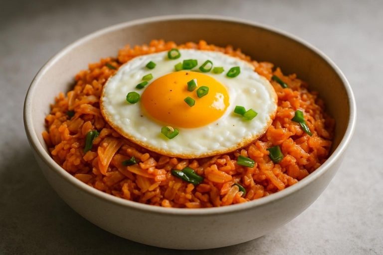 Kimchi bokkeumbap (김치볶음밥) – Riz sauté au kimchi