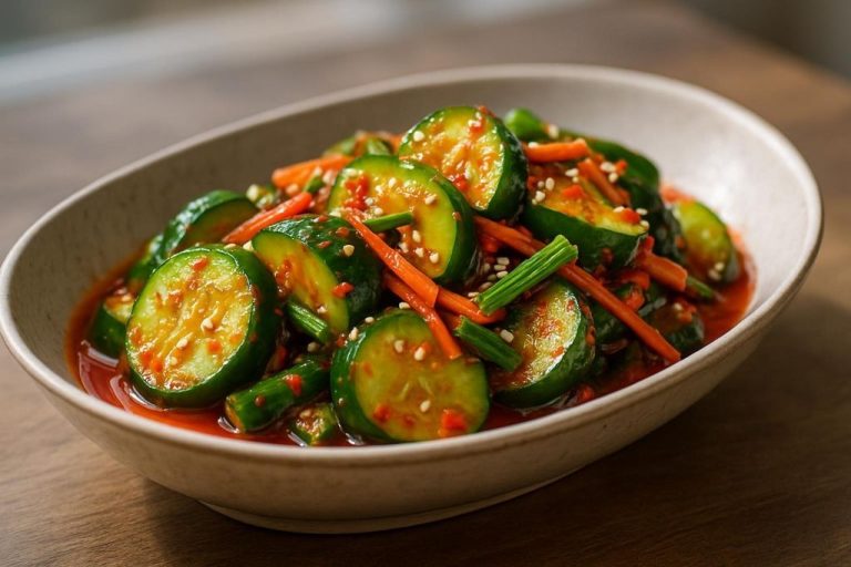 Oi muchim (오이무침) – Salade de concombre épicée