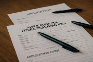 Quel visa choisir pour travailler comme enseignant en Corée ?