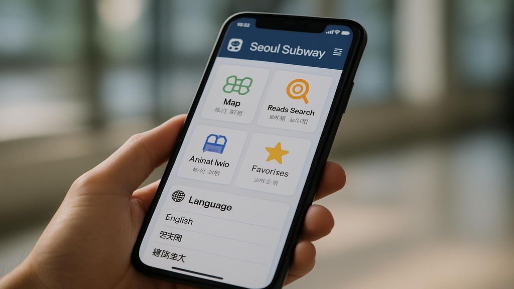 Quelles applications et outils facilitent la navigation dans le métro de Séoul