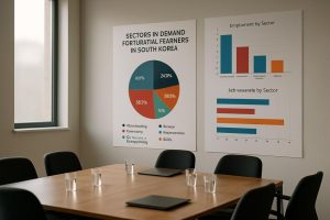 Quels sont les secteurs qui recrutent des étrangers en Corée ?
