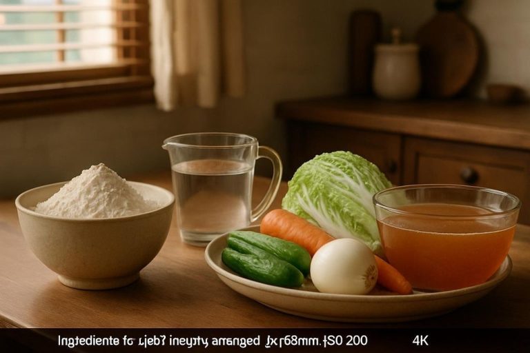 Sujebi (수제비) – Soupe de pâte déchirée à la main