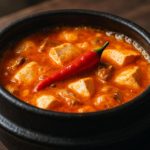 Sundubu jjigae (순두부찌개) – Ragoût de tofu soyeux épicé