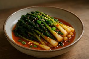 Yeolmu kimchi (열무김치) – Kimchi aux jeunes radis